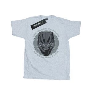 Black Panther Mens Made in Wakanda Cotton T-Shirt / Sports Grey